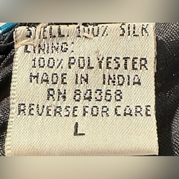 Vtg 80s Laurence Kazar Quintessential Eye-Popping Sequin Design Full Silk Skirt - Picture 7 of 7